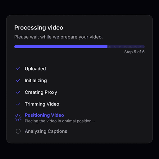 Filmate edits it. step visual